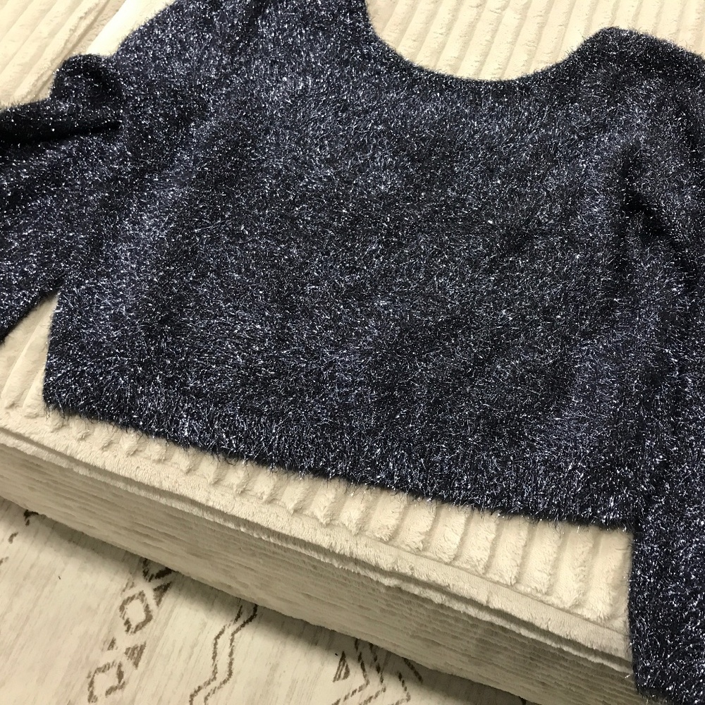 Anthropologie sparkle sweater